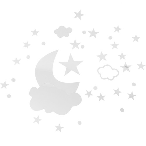Moon wall art cloud - wall,