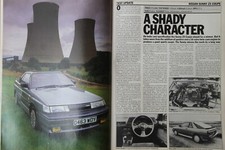 Original 1987 NISSAN SUNNY ZX COUPE Autocar magazine road test