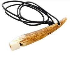 STAG ANTLER HORN DOG WHISTLE
