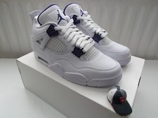 Nike Air Jordan IV 4 Retro Purple Metallic US 11.5/UK 10.5/EU 45.5 Jade/Orange