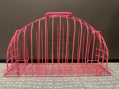 Pink decorative metal - decorative, bird