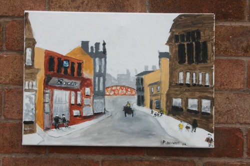 Original signed painting - signed, on