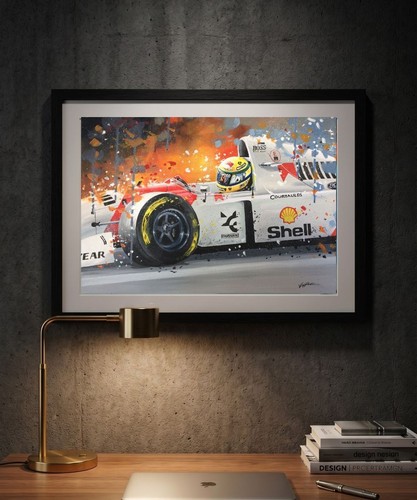 Ayrton senna print from - senna,
