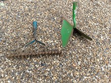 Vintage Wolf  Potato Ridger  +  Garden Aerator Rake.  Free Postage 