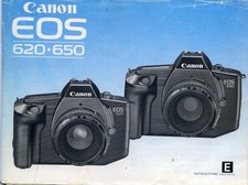 Canon EOS 620 650 35mm SLR Camera  Instruction Manual