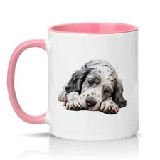 Sleeping english setter puppy - setter,