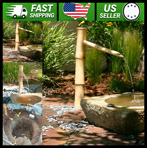 Traditional bamboo fountain - traditional,