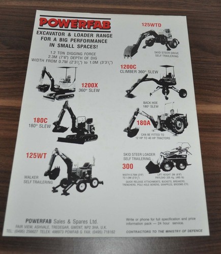 Powerfab model range loader - powerfab,