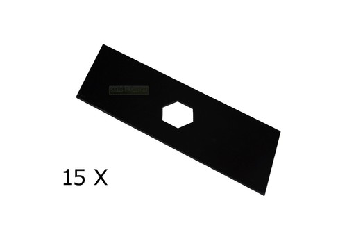 15x 3cm scarifying blade - 16.3cm,