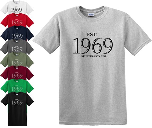 Est established 1969 shirt - established, t-shirt