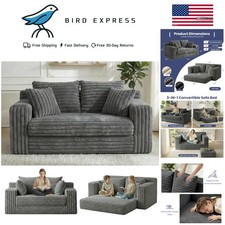 3-in-1 Convertible Sofa Bed