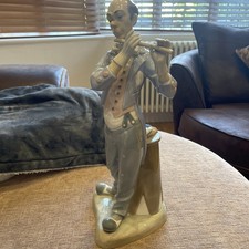 Lladro Zaphir 16” tall Musician/clown rare  
