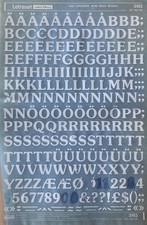 Letraset Rubdown Lettering 