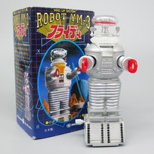 ROBOT YM-3 B9 Lost In Space Masudaya Japan 1997 w/ Box Vintage Wind Up Toy