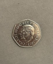Uncrowned Cr 50p Coin King