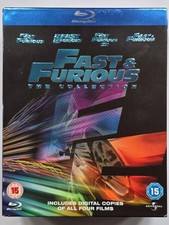 Fast & Furious 1-4 - Blu-Ray