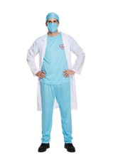 Adult Doctor Scrubs Men's