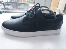 MCKENZIE DALTON UK 9 BLACK MENS Pu LEATHER SHOES HARDLY USED