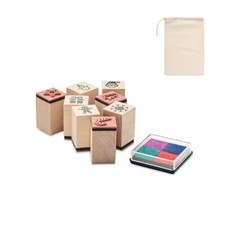 Set of 8 Wooden Christmas