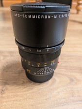 Leica 90mm f/2.0 Apo Summicron M Aspherical Manual Focus Lens 11884  RRP £4600