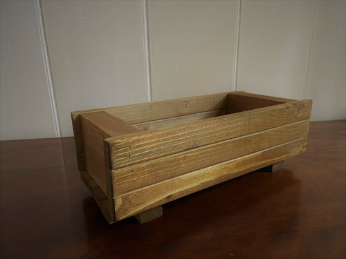 Wooden small planter - wooden,