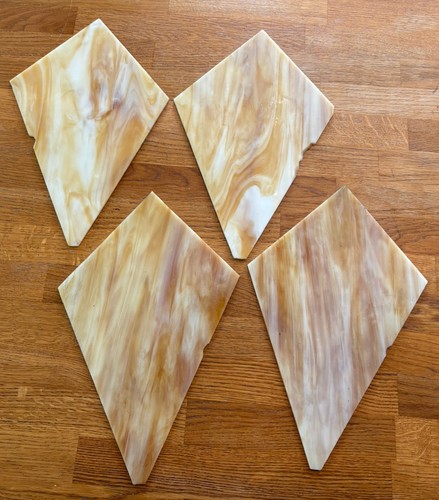 Glass light shade panel repair - light,