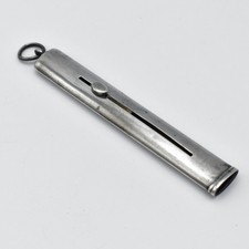 Antique solid silver sliding - antique,