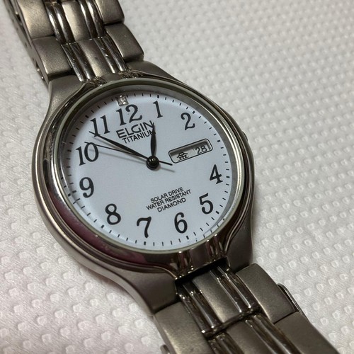 Elgin titanium watch - elgin,