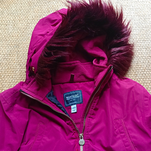 Regatta girls purple - girls, hooded