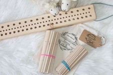 Peg Loom 3 Row Weaving Wool Fleece, Rug, Mat, Pet Bed, Seat Pad Handmade  60cm