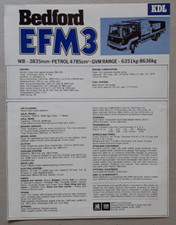 Bedford KDL EFM 3 Chassis
