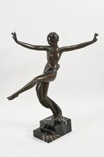 Art Deco Bronze Dancer Figure