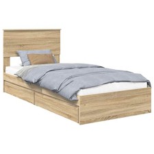 Storage Bed with Headboard