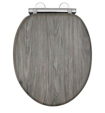 Luxury Grey Oak Effect Toilet