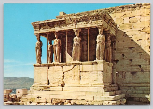 C38497 caryatids athens - caryatids,