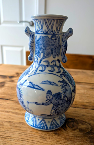 Chinese blue white porcelain - &,