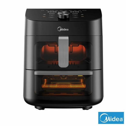 Midea dual basket - air, fryer