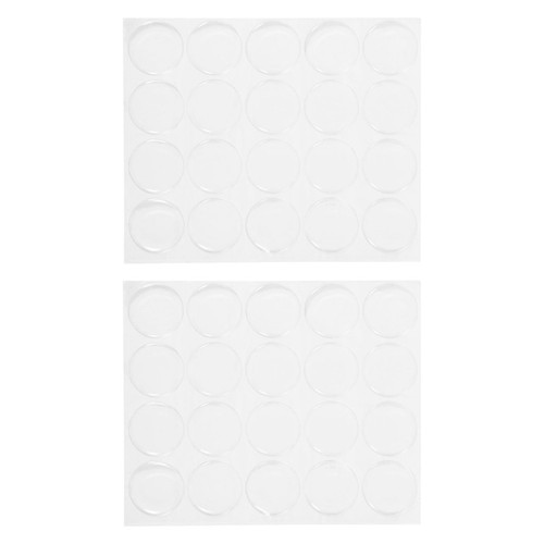 Reusable epoxy dome stickers - dome,