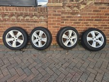 2013 RENAULT CLIO MK4 - 16" ALLOY WHEELS + TYRES 195/55/16 - SET OF 4