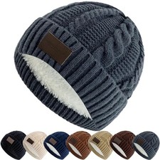 Fleece-lined Winter Knitted