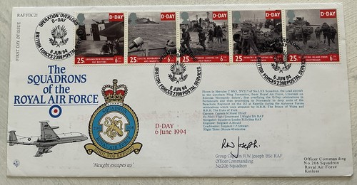 Qeii 1994 flown signed - flown,