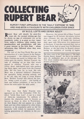 Rupert bear remembered - rupert,