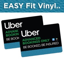 Uber Taxi Sticker Easy Fit Private Hire X2 300x210 A4 size