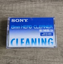 Sony 8mm Hi8 Video Head Cleaning Cassette Tape V8-6CLD For Camcorder VCR