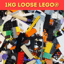 Loose LEGO® 1kg-1000g Bundle. Genuine LEGO® Bricks, Plates & 2 x Minifigures