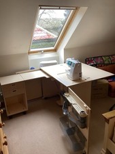 Horn Sewing Machine Cabinet