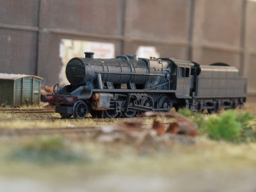 Weathered locomotive oo - locomotive,