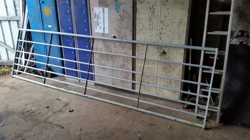Galvanised farm gate - galvanised,