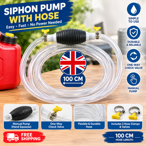 Hand siphon pump petrol - siphon,