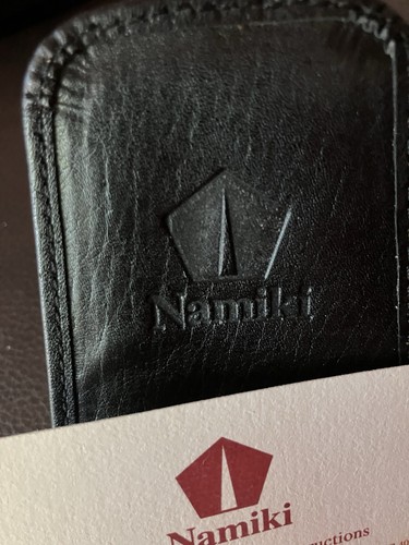 Namiki leather pen - leather, holder